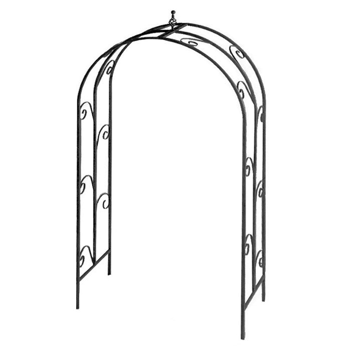 Finnick Wrought Iron Garden Arch – Notbrand